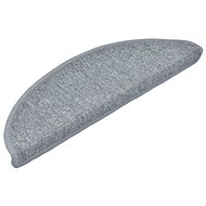 Carpet stair treads 15 pcs light grey 56×17×3 cm - Stair Treads