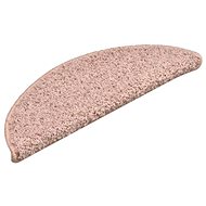 Carpet stair treads 15 pcs light pink 56×17×3 cm - Stair Treads