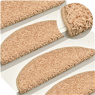 Carpet stair treads 15 pcs gold 65×21×4 cm - Stair Treads