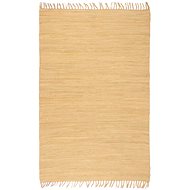 Ručně tkaný koberec Chindi bavlna 120×170 cm béžový - Koberec