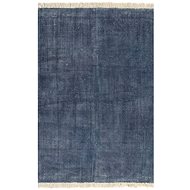 Koberec Kilim bavlněný 120×180 cm modrý - Koberec