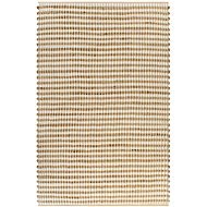 Ručně tkaný kusový koberec z juty 120×180 cm přírodní a bílý - Koberec