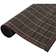 Bambusz szőnyeg 150×200 cm, sötétbarna - Szőnyeg