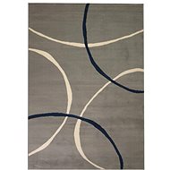 Moderní koberec s kruhovým vzorem 180×280 cm šedý - Koberec