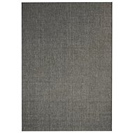 Venkovní/vnitřní kusový koberec, sisal vzhled 180x280cm tm.šedý  - Koberec
