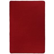 Kusový koberec z juty s latexovým podkladem 190x300 cm červený - Koberec
