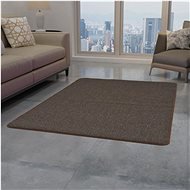 Všívaný koberec 190×290 cm hnědý  - Koberec