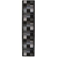 Koberec běhoun gelový podklad černý 67×400 cm - Koberec