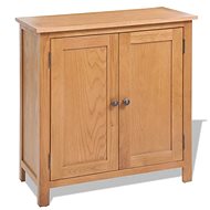 Chest of drawers 70 x 35 x 75 cm solid oak wood - Chest of Drawers