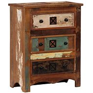 Chest of Drawers 60 x 30 x 75cm Solid Recycled Wood - Chest of Drawers
