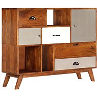 Sideboard 115 x 35 x 86 cm solid acacia wood 247938 - Sideboard
