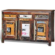 Sideboard 3 drawers and 3 doors solid recycled wood 240953 - Sideboard