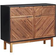 Sideboard 90 x 33.5 x 75 cm solid acacia wood and MDF 289902 - Sideboard