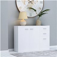 Sideboard white 105 x 30 x 75 cm chipboard 800693 - Sideboard