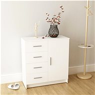 Sideboard chipboard 79 x 35 x 88 cm white 244896 - Sideboard