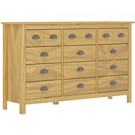 Sideboard Hill Range 130 x 37 x 80 cm solid pine wood 288987 - Sideboard