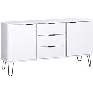 Sideboard New York Range white solid pine wood 321137 - Sideboard