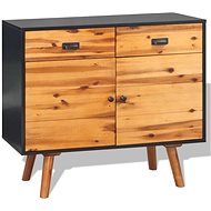 Sideboard made of solid acacia 90 x 33.5 x 83 cm - Sideboard