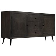 Sideboard made of solid mango wood 160 x 40 x 81 cm - Sideboard