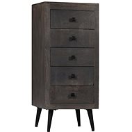 Sideboard made of solid mango wood 40 x 40 x 91 cm - Sideboard