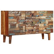 Sideboard 140 x 40 x 80 cm solid recycled wood - Sideboard