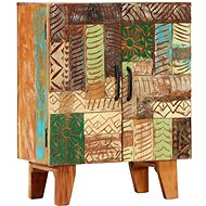 Hand carved sideboard 60 x 30 x 75 cm recycled wood - Sideboard