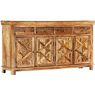 Sideboard with 4 drawers 160 x 40 x 85 cm solid mango tree - Sideboard
