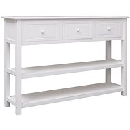 Sideboard white 115 x 30 x 76 cm wood - Sideboard