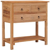 Sideboard 78 x 35 x 80 cm solid teak wood - Sideboard