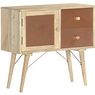 Sideboard 80 x 35 x 75 cm solid mango wood - Sideboard