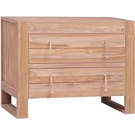 Sideboard 80 x 35 x 60 cm solid teak wood - Sideboard