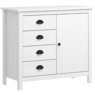 Sideboard Hill Range white 91 x 40 x 80 cm solid pine - Sideboard