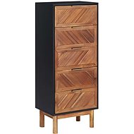 Sideboard 45 x 32 x 115 cm solid acacia wood and MDF - Sideboard