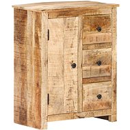 Sideboard 59 x 35 x 75 cm thick mango wood - Sideboard