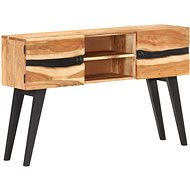 Sideboard 120 x 30 x 75 cm solid acacia wood - Sideboard