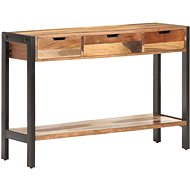 Sideboard 110x35x75 cm solid wood with sheesham surface - Sideboard