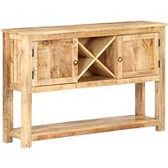 Sideboard 120 x 30 x 76 cm thick mango wood - Sideboard