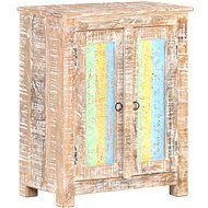 Sideboard 61 x 35 x 76 cm thick acacia wood - Sideboard