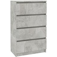 Sideboard concrete gray 60 x 35 x 98.5 cm chipboard - Sideboard