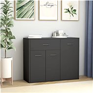 Sideboard gray 88 x 30 x 70 cm chipboard - Sideboard