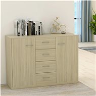 Sideboard oak sonoma 88 x 30 x 65 cm chipboard - Sideboard