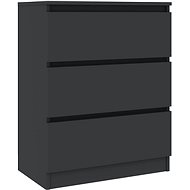 Sideboard gray 60 x 35 x 76 cm chipboard - Sideboard