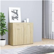 Sideboard oak sonoma 80 x 36 x 75 cm chipboard - Sideboard