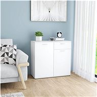 Sideboard white 80 x 36 x 75 cm chipboard - Sideboard