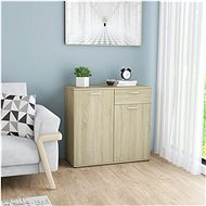 Sideboard oak sonoma 80 x 36 x 75 cm chipboard - Sideboard