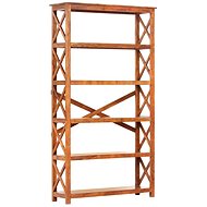 Bookshelf 100 x 30 x 180cm Solid Acacia with Sheesham Veneer 289626 - Bookshelf