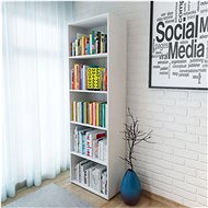 Bookcase, chipboard, white, 60 x 31 x 190 cm 244884 - Bookshelf