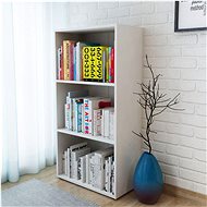Bookcase, chipboard, white, 60 x 31 x 116.5 cm - Bookshelf