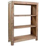 Bookcase with 3 shelves 80 x 30 x 110 cm solid acacia wood - Bookshelf
