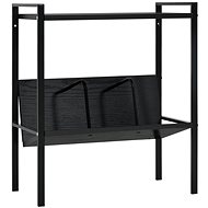 Bookcase with 2 shelves black 52 x 28 x 59 cm chipboard - Bookshelf